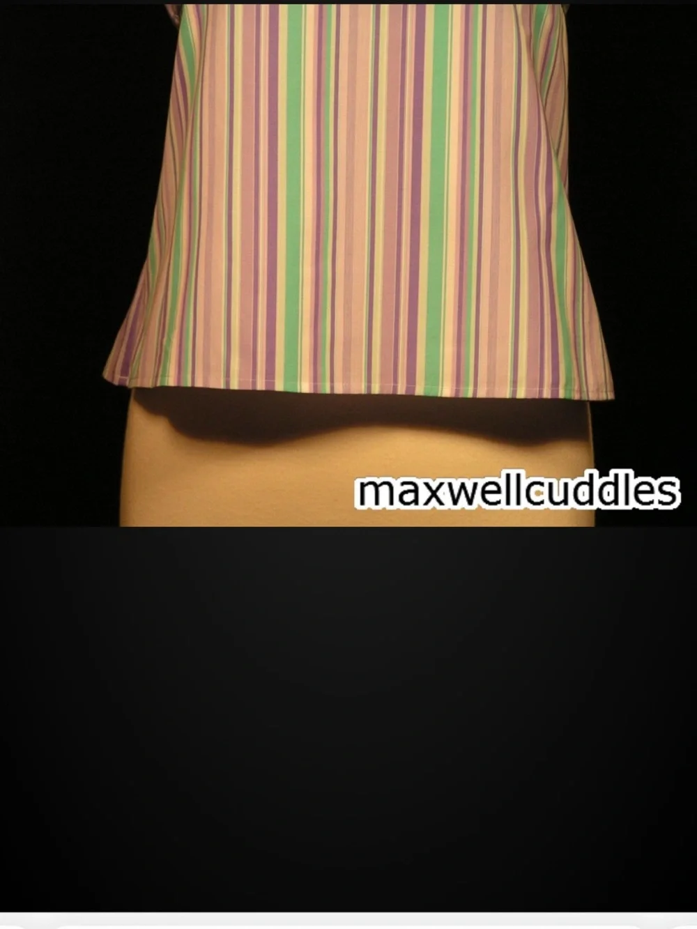 J CREW KATHRYN BROADCLOTH COTTON TUBE TOP New W/ Tags Lilac mint green stripe 10
